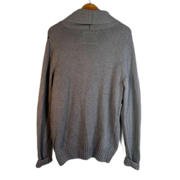 Helix Vintage Fair Isle Shawl Collar Fisherman Sweater Mens Size Medium Cotton - Picture 3 of 10